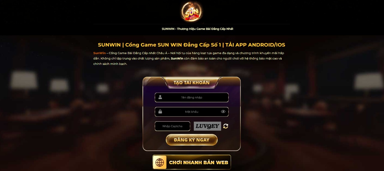 Cổng Game Sunwin - Trải Nghiệm Giải Trí Đỉnh Cao Trong Thế Giới Game Online